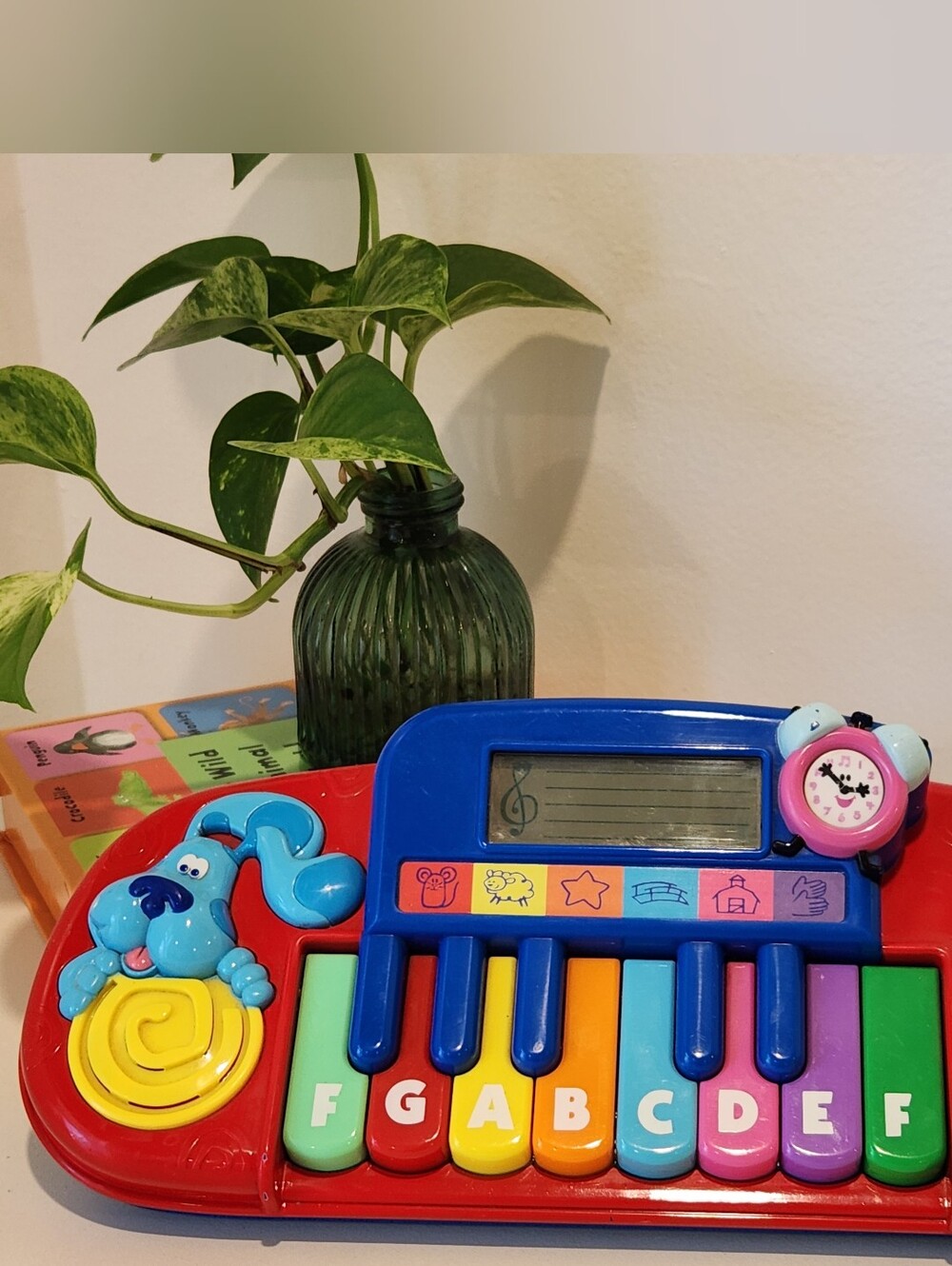 2000 Nick Jr. Blue’s Clues Note to Note Tickity-Tock Piano Tested Working